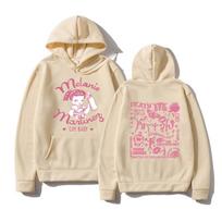 Melanie Martinez Cry Baby džemperis su gobtuvu vyrams, vintažiniai džemperiai, gatvės drabužiai, grafiniai džemperiai, flisinis gatvės drabužių komplektas 3XL beige