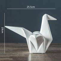 Moderni Keramika Tūkstantis Popierinių Gervių Origami Abstrakcija Rankdarbis Baldai Vaikų Kambario Dekoro Aksesuarai white