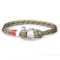 Fashion Charm Paracord Bracelet Navy Style Braided Rope Stainless Steel Buckles Survival Bracelets for Men Women Bracelet Style F white