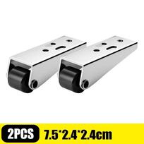 12/1PCS Sliding Door Roller Pulley Universal Furniture Caster Wheel Mini Silent Track Pulley Roller for Table Cabinet Hardware
