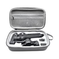 Handheld Storage Case for Mobile 8/7P Handheld Stabilizers, with Shaped Interior and Zippered Pocket pilka spalva