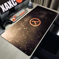 Half Life Large Gaming Mouse Pad XXL Computer Mousepad PC Gamer Mouse Mat Laptop Mausepad Mouse Carpet Keyboard Mat Desk Pad 800x400x2mm brown