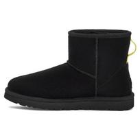 UGG Classic Mini Two-Layer Leather Warm Non-Slip Round Toe Short Snow Boots Women boots Black 1144057-BLK 36 black