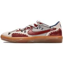 Nike Heritage Slip Resistant, Abrasion Resistant, Lightweight Low top Skateboard Shoes Unisex Beige Red CD5010-102(TeamF-) 40.5