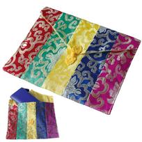 Feng Shui Pouch Good Career Lottery Ticket Wallet Stamp Book Tablet Case (5 Colors) - Fortune, Wealth, Success, Holder, Cover, Holder, beige