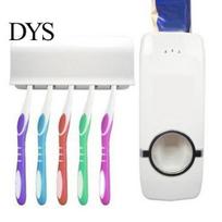 Auto Automatic Toothpaste Dispenser Toothbrush Holder Set Home Wall Mount Stand balta