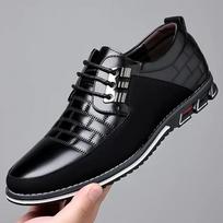Natūralios odos Retro sukneliniai batai vyriški Juodi Oxfords Atsitiktiniai verslo batai Vestuviniai Klasikiniai Biuro Formalūs Darbo batai vyriški mokasinai 38 juoda