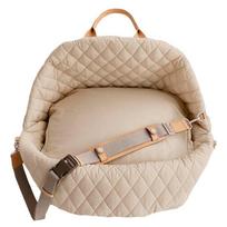 M-Modern-Dog Car Seat-For Small Dogs-Multifunctional Travel Carrier& Booster, Washable Design Fits Front& Back Seats, Includes B beige
