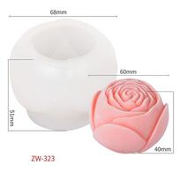 3D Lotoso, Rožės, Hibisko Gėlių Silikoninės Formelės Pasidaryk Pats Gėlių Žvakių, Muilo, Gipso Amatai Dervos Liejimo Formelė Šokoladinių Tortų Kepimo Įrankiai A white