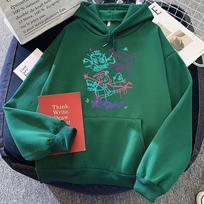 Jinx Arcane Monkey Boom Hoodies for Women/Men Hooded Winter Long Sleeve Comfortable Sweatshirts Sudaderas Printing Hoodie 3XL blue
