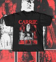 Carrie 1976 Movie T-Shirt - Vintage Stephen King Horror Tee 3XL black