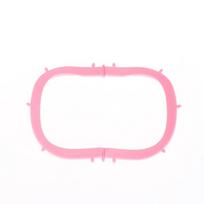Dental Foldable Frame Plastic Rubber Dam Sheets Bracket For Dental Operation 134℃ Oral Barrier Tools Dentistry Instrument rožinė