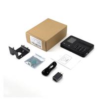 Time Clock Attendance Face Recognition with Password Palm Print Facial for Employees Access Control EU Plug beige