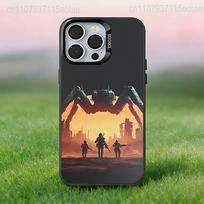 HOT GAME A-ARC Raiders Phone Case For iPhone 17,16,15,14,13,12,11,Pro,Max,Plus,E,Air,Mini Anti Fall Black  Bumper iPhone12PROMAX black
