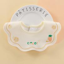 Cotton Waterproof Newborn Bib: Breathable, Easy-Clean for 0-3 Years Spit-Up & Feeding