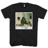 Kendrick Lamar Good Kid M.A.A.D City Album Cover T-shirt S gray