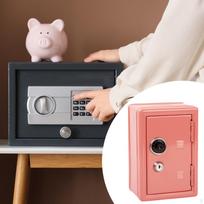 Mini spintelė Pinigų dėžutė Daugiafunkcinė Kūrybinga Mielas kiaulytės Laikymo dėžutė Kosmetikai Makiažui Kortelėms rožinė raudona spalva