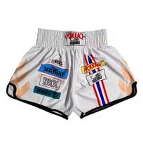 MMA Training Shorts Men Women Muay Thai Boxing Gym Workout Pants With Stretch Lycra Fabric 4XL gray