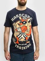 Hardcore Training MMA Outlaws T-Shirt Navy S black
