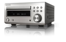 Denon platus FM radijo imtuvas su atskiru stiprintuvu, suderinamu CD imtuvu Premium Silver RCD-M41 AM/FM Bluetooth® RCD-M41SP sidabras