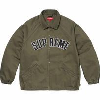 Supreme ARC Denim Coaches Jacket Olive L black