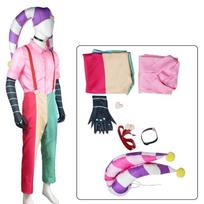 New Fizzarolli Cosplay Costume Polyester Fabric Trending Halloween Outfit Suspenders Woman,S pink