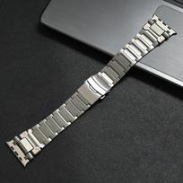 Titanium Bracelet for Apple Watch Ultra 49mm Band Strap for iWatch Series 10 9 8 7 6 5 Se 44mm 45mm 46mm Correa Luxury Wristband 46mm 44mm 45mm 49mm gray