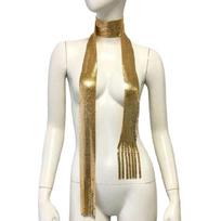 Punk Women Long Choker with Full Sequins Nightclub Sparkly Long Chain auksas