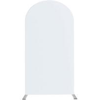 U formos geležinio lanko rinkinys su elastiniu audinio uždangalu vakarėliams ir vestuvėms 120x50 cm gryna balta spalva