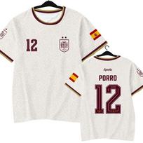 2026 Ispanijos komandos žaidėjo stiliaus Yamal futbolo marškinėliai,#2 #3 #11 #15 #17 #22 #24 Greitai džiūstanti trumpomis rankovėmis T‑marškinėlių vaikiški šeimos gerbėjų vaikas 3XL