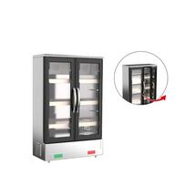 Double Door Refrigerator Ice Cream Maker Electrical Model Decor Toy 1:12 Dollhouse Miniature Furniture Accessories gray