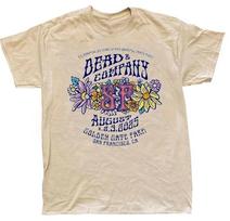 Dead And company August 1-3 2025 San Francisco CA Shows sand color shirt Unisex T-Shirt XXXL gray