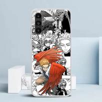 Hawks MHA My Hero A-Academy Cover for Samsung Galaxy A17 A37 A57 A16 A26 A36 A56 A15 A14 A55 Phone Case A13 A53 A25 A35 A24 A34 Samsung A57 black