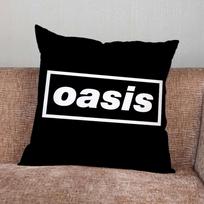 Music O-Oasis Band Pillow Case For Home Bedroom Car Office Decoration Living Room Sofa Cushion Cover Suitable 18x18Inch white