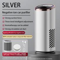 Portable Car Air Purifier for Odor Removal white