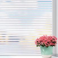 Vaivorykštės langų plėvelė privatumas apsauga nuo UV spindulių vitražo vinilas namams statinis lipimas lipnus matinis dekoratyvinis langų lipdukas 30X100 CM white