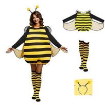 Naujas Helovino boružės kostiumas suaugusiems šou ladybug šventinis kostiumas One size yellow