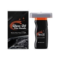 Effective Auto Glass Grease Abolisher Brush Gentle Formula Easy to Use Safely Cleans Bird Droppings Fog & Water Marks 1 black
