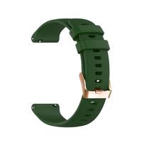 Silikoninė 18 mm laikrodžio apyrankė, skirta Garmin VENU 2S/Vivomove Vivoactive 3S 4S/Forerunner 255S 265S, keičiama apyrankė For Garmin VENU 2S black