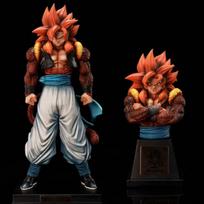 YS Statue Dragon Ball Ssj4 Gogeta Figure Replaceable Body Super Saiyan 4 Gogeta Pvc Action Figures Collection Model Toys Gifts no box brown