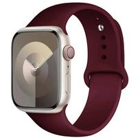 Silikoninė apyrankė Apple Watch dirželis 44mm 45mm 40mm 41mm 42-46mm 49mm sportinis apyrankė iwatch serija 11-10-9-8 7 6 5 4 SE-Ultra 2/3 44-45-49-46mm ML gray