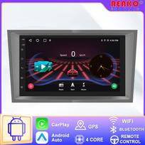 REAKOSOUND Android 10.0 Car Radio For Opel Astra Antara Vectra Corsa Zafira Meriva Vivara Signum Tigra 2 Din 7 Inch Autoradio Wifi GPS Navigation 8163-7''-2+64 pilka