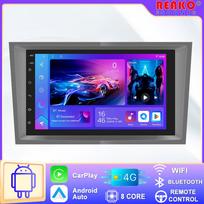 REAKOSOUND Android 10.0 Car Radio For Opel Astra Antara Vectra Corsa Zafira Meriva Vivara Signum Tigra 2 Din 7 Inch Autoradio Wifi GPS Navigation 8581-7''-6+128 pilka