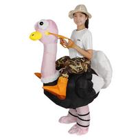 Capybara ir Flamingo pripučiamas kostiumas Helovino vakarėliui Kid (90-120cm) gray