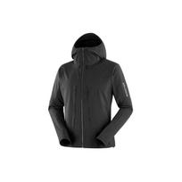 SALOMON OUTPEAK Windproof Windbreaker Jacket Men's LC2059100 S black