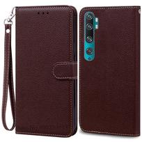 Mi Note 10 Lite dėklas Xiaomi Mi Note 10 Lite dėklui Piniginė Odinis Atverčiamas Dangtelis Xiaomi Mi Note 10 Lite telefono dėklui Fundas For Mi Note 10 Lite black