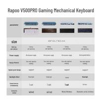 Rapoo V500PRO Wired Mechanical Keyboard