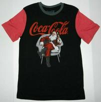 Coca Cola Santa Claus Christmas Tee Shirt New L red