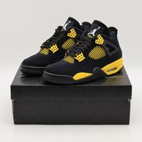 DH6927-017 Nike Air Jordan 4 Retro Thunder Lightning Juoda Turininga Geltona Auksinė 6.5 black