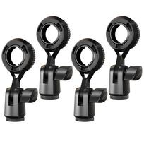 4pcs Mic Stand Clip Microphone Holder 270 Degree Rotation Standard Threaded Connection Universal Mic Clip Ring Bracket juoda